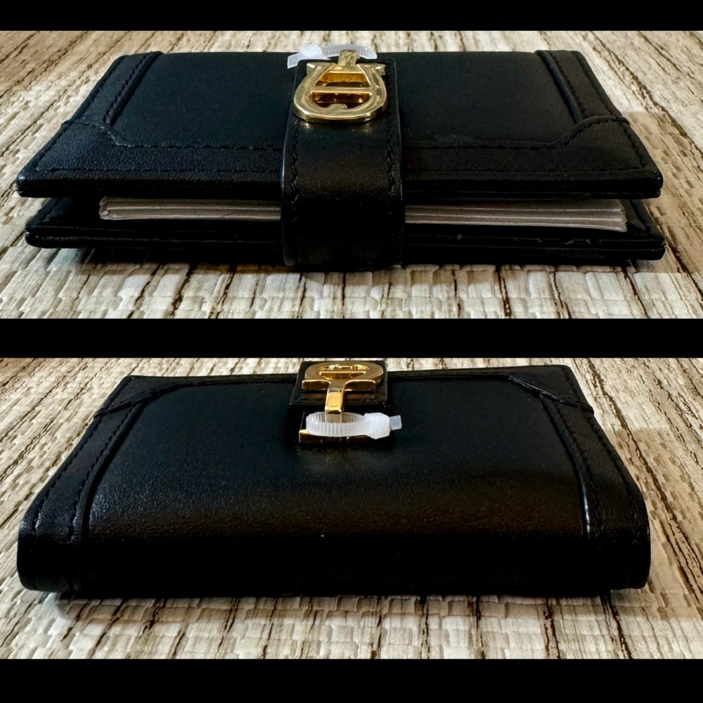 Vintage Etienne Aigner black leather photo book/Wallet - Picture 4 of 9